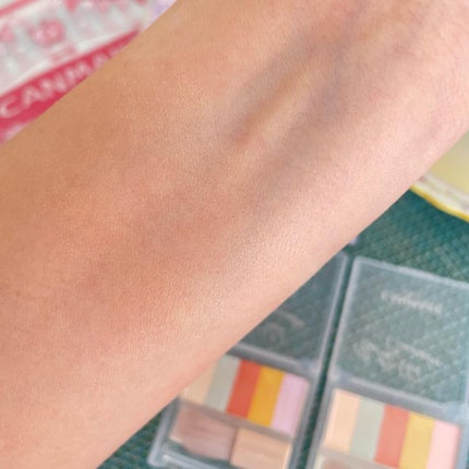 パステルヴェールコンシーラー/キャンメイク/パレットコンシーラーを使ったクチコミ(7枚目)