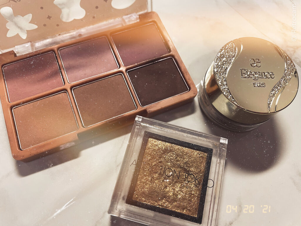 ザ アイシャドウ L 160 The Richest Gold/ADDICTION/単色アイシャドウを使ったクチコミ（2枚目）