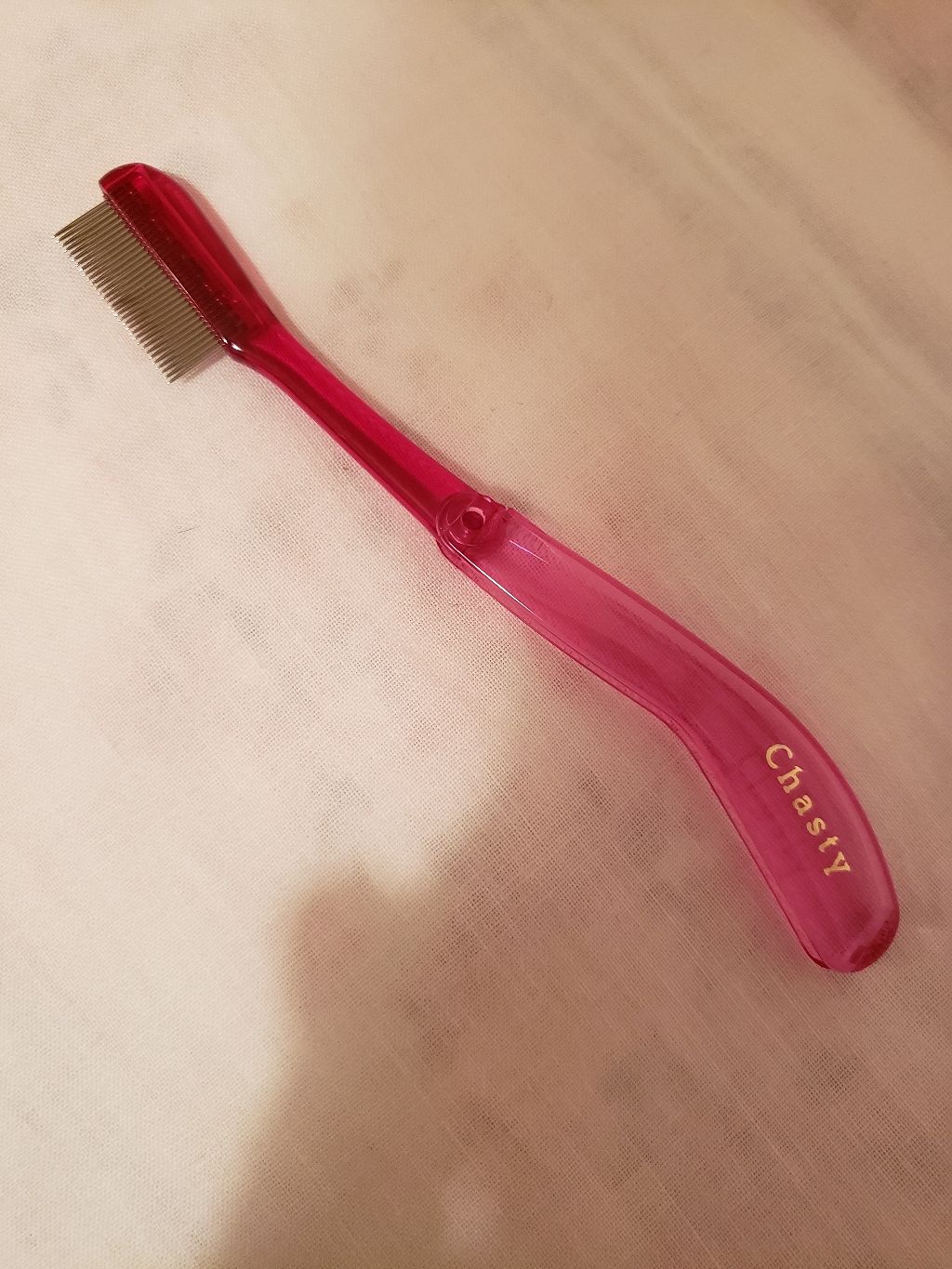 マスカラコーム メタルN（ナチュラル）/チャスティ/その他化粧小物を使ったクチコミ（3枚目）