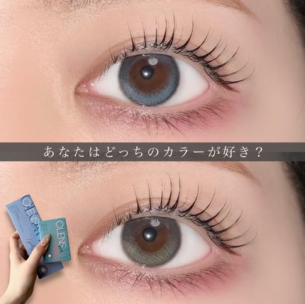 Glowy 1day/OLENS/ワンデー(1DAY)カラコンを使ったクチコミ(4枚目)