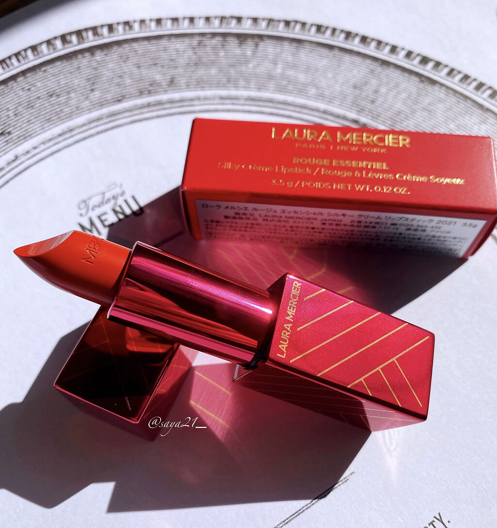 ルージュ エッセンシャル シルキー クリーム リップスティック 2021/ローラ メルシエ/口紅を使ったクチコミ（1枚目）