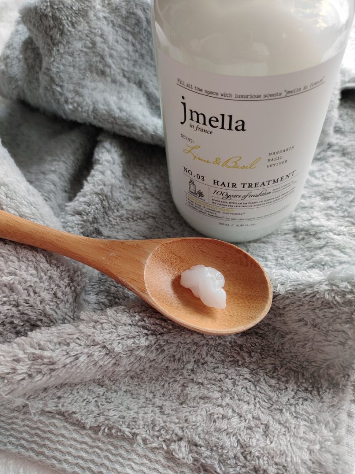 インフランスヘアシャンプー ライム＆バジル／トリートメント ライム＆バジル/jmella/市販シャンプーを使ったクチコミ（3枚目）