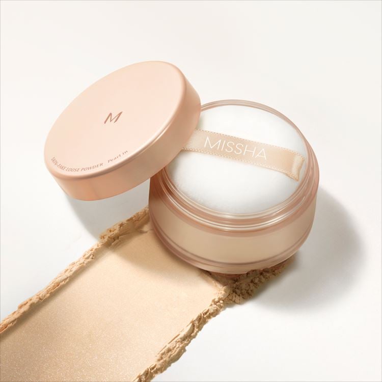 MISSHA パールインパウダー 試してみた】ミシャ M スキンフェイクパウダー パールイン