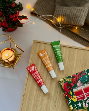 WELEDA ネイチャーコクーン ハンドクリームコレクションのクチコミ「クリスマスコフレ🎄
WELEDA /ヴェレダ
ハンドクリームミニギフトを頂きました🎁

各10.....」（3枚目）