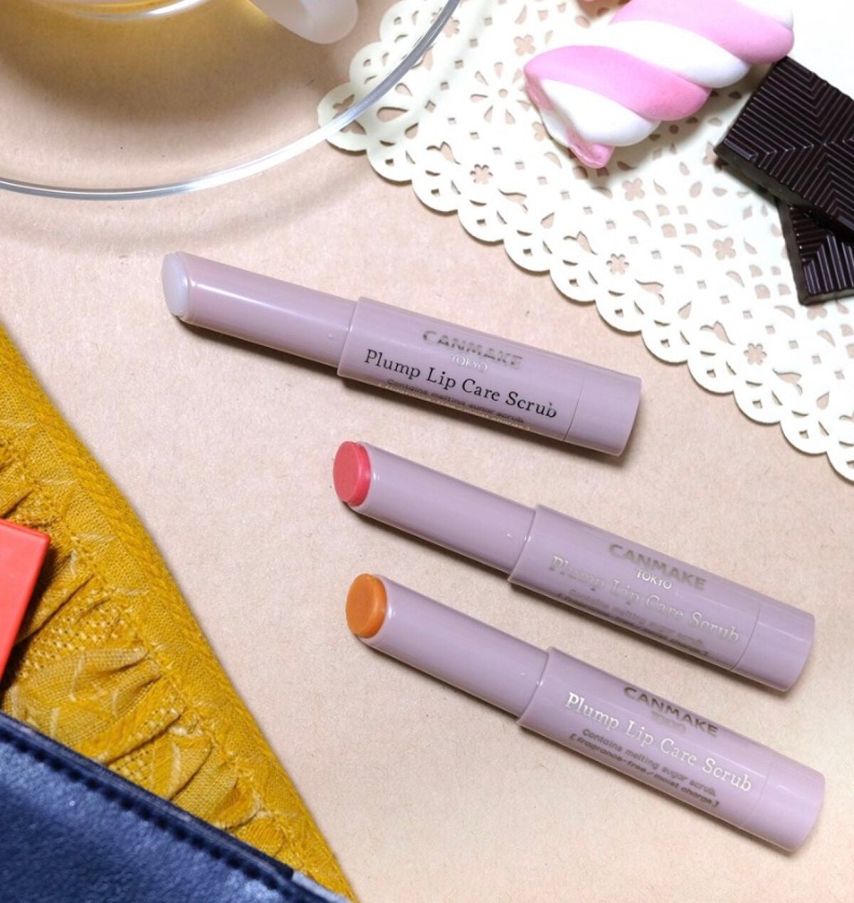 プランプリップケアスクラブ/キャンメイク/リップスクラブを使ったクチコミ(2枚目)