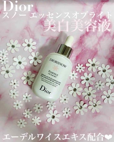 スノー エッセンス オブ ライト （医薬部外品）/Dior/美容液を使ったクチコミ（1枚目）