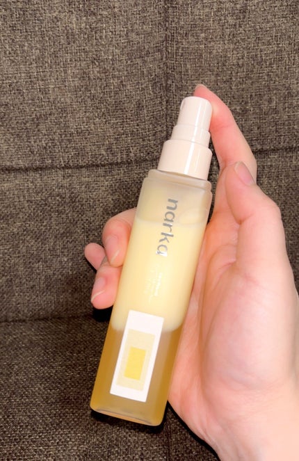 クリーミーベールヘアミスト サンセットハニー/narka/ヘアミストを使ったクチコミ(3枚目)