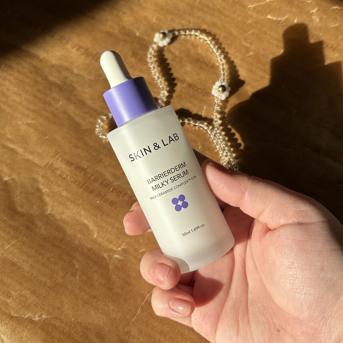 バリアダームミルキーセラム/SKIN&LAB/美容液を使ったクチコミ（1枚目）