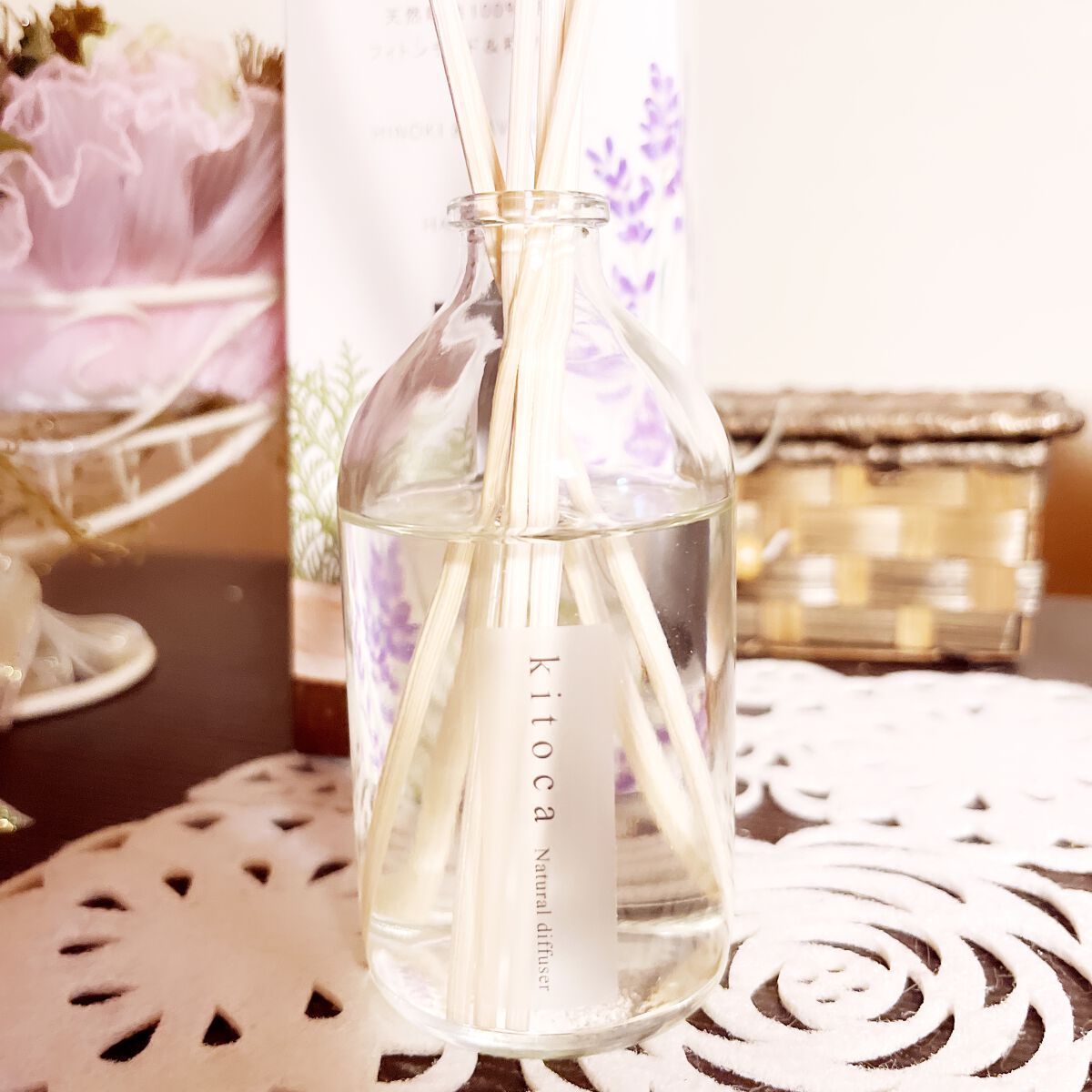 消臭リードディフューザー/Kitoca　木と果/ルームフレグランスを使ったクチコミ（2枚目）