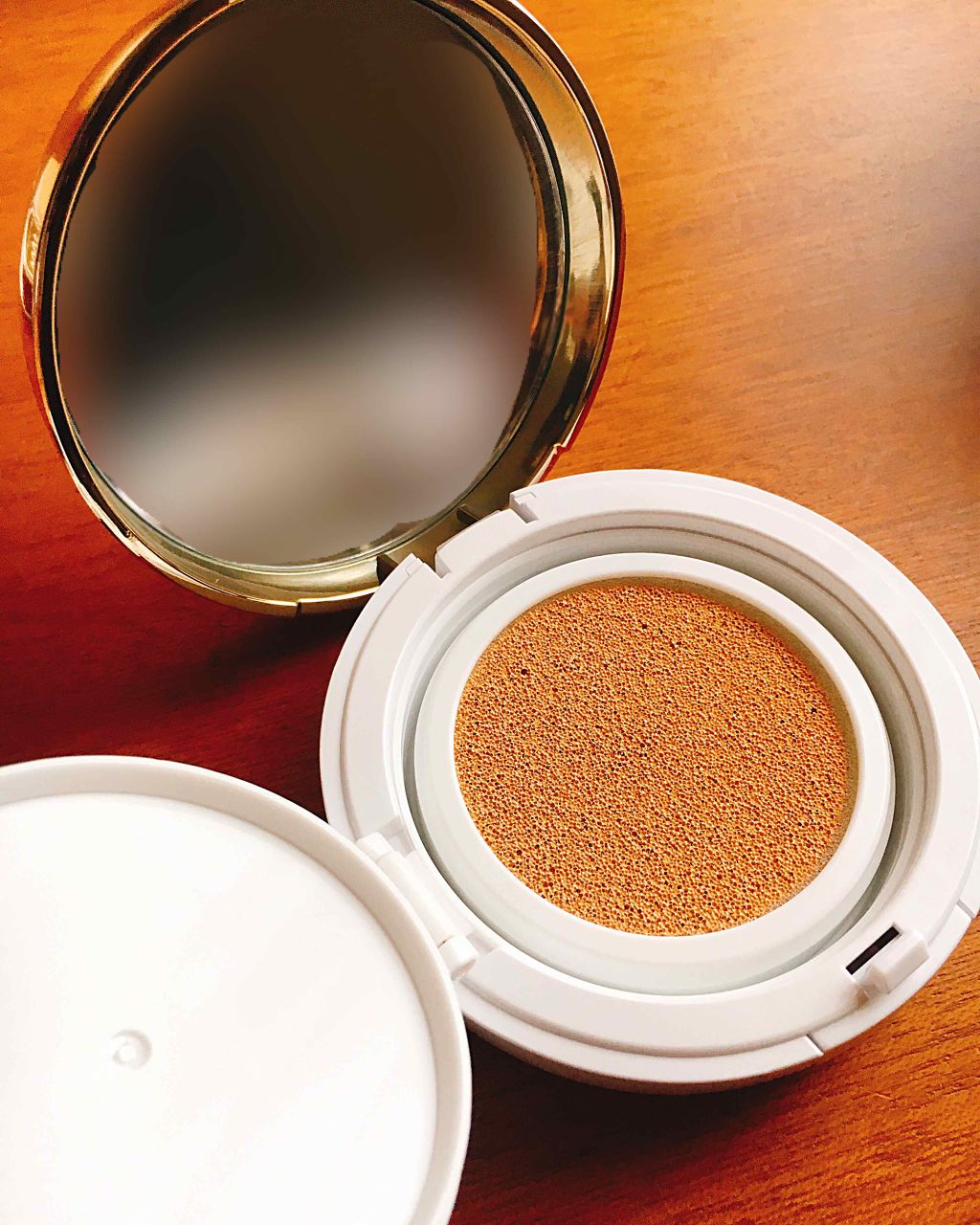 M クッション ファンデーション(モイスチャー)/MISSHA/クッションファンデーションを使ったクチコミ（2枚目）