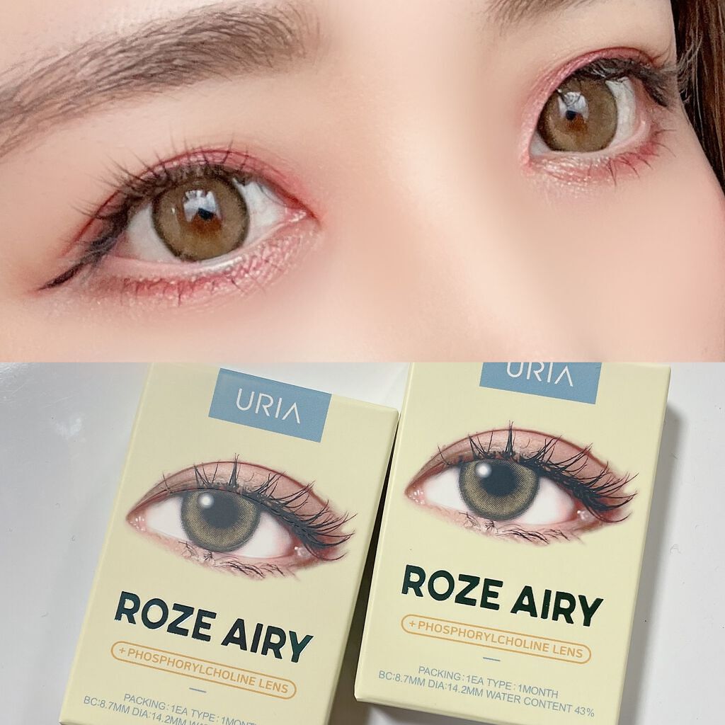 CANNA ROZE AIRY/URIA i-DOL/カラーコンタクトレンズを使ったクチコミ（3枚目）