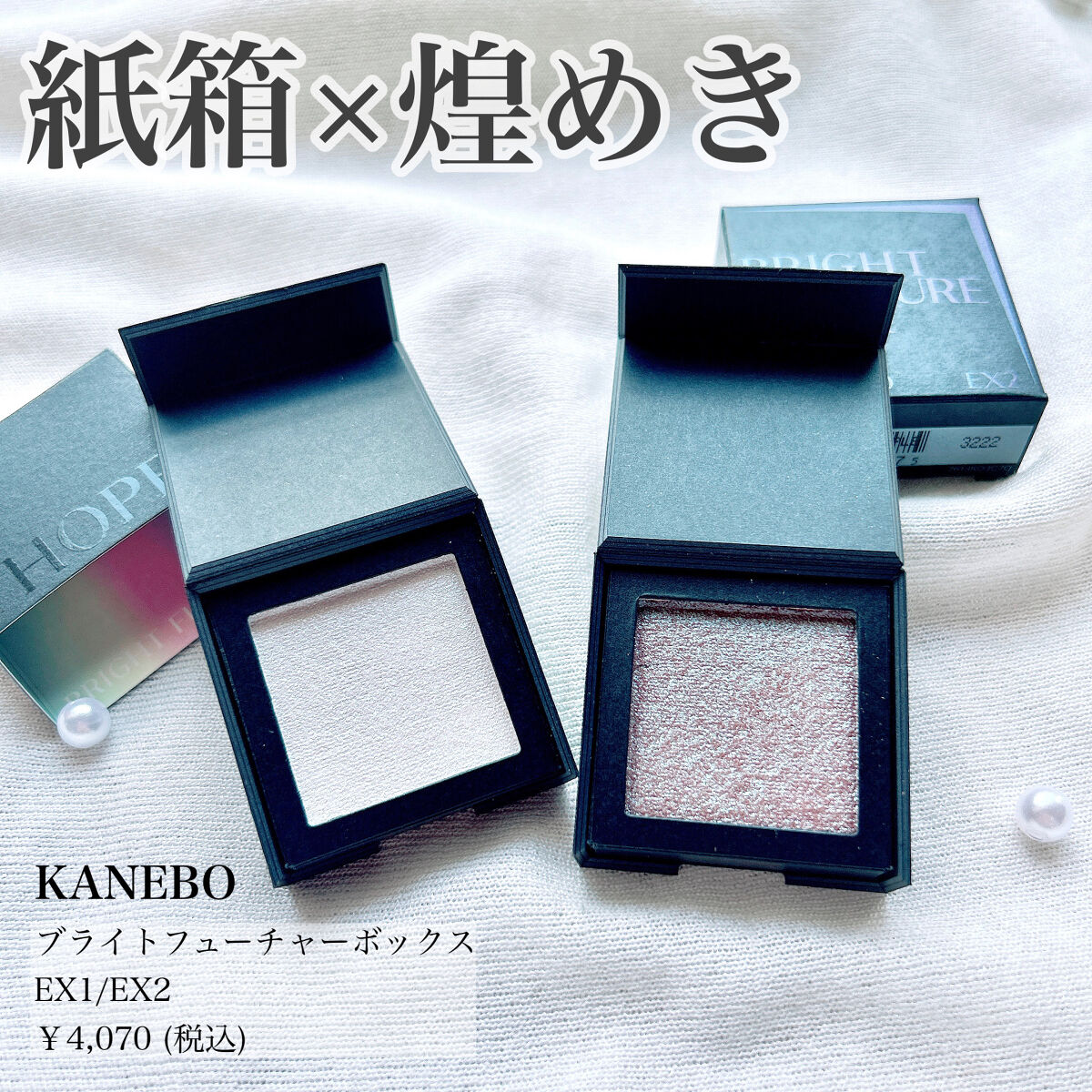 ブライトフューチャーボックス EX1 It's never too late to change yourself/KANEBO/単色アイシャドウを使ったクチコミ（1枚目）