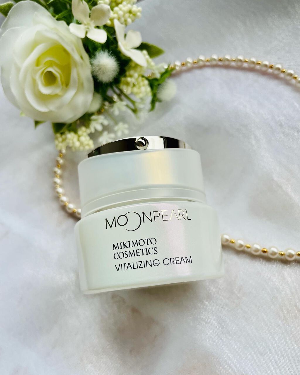 ムーンパール バイタライジングクリーム/ミキモト コスメティックス/フェイスクリームを使ったクチコミ（1枚目）