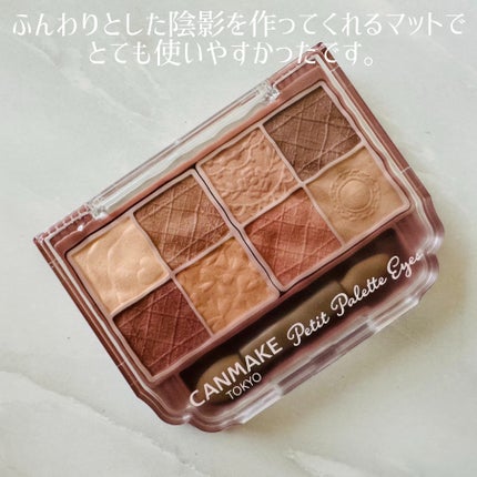 プティパレットアイズ(マットタイプ)/キャンメイク/パウダーアイシャドウを使ったクチコミ(4枚目)