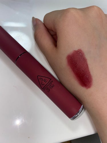 3CE VELVET LIP TINT/3CE/口紅を使ったクチコミ（4枚目）