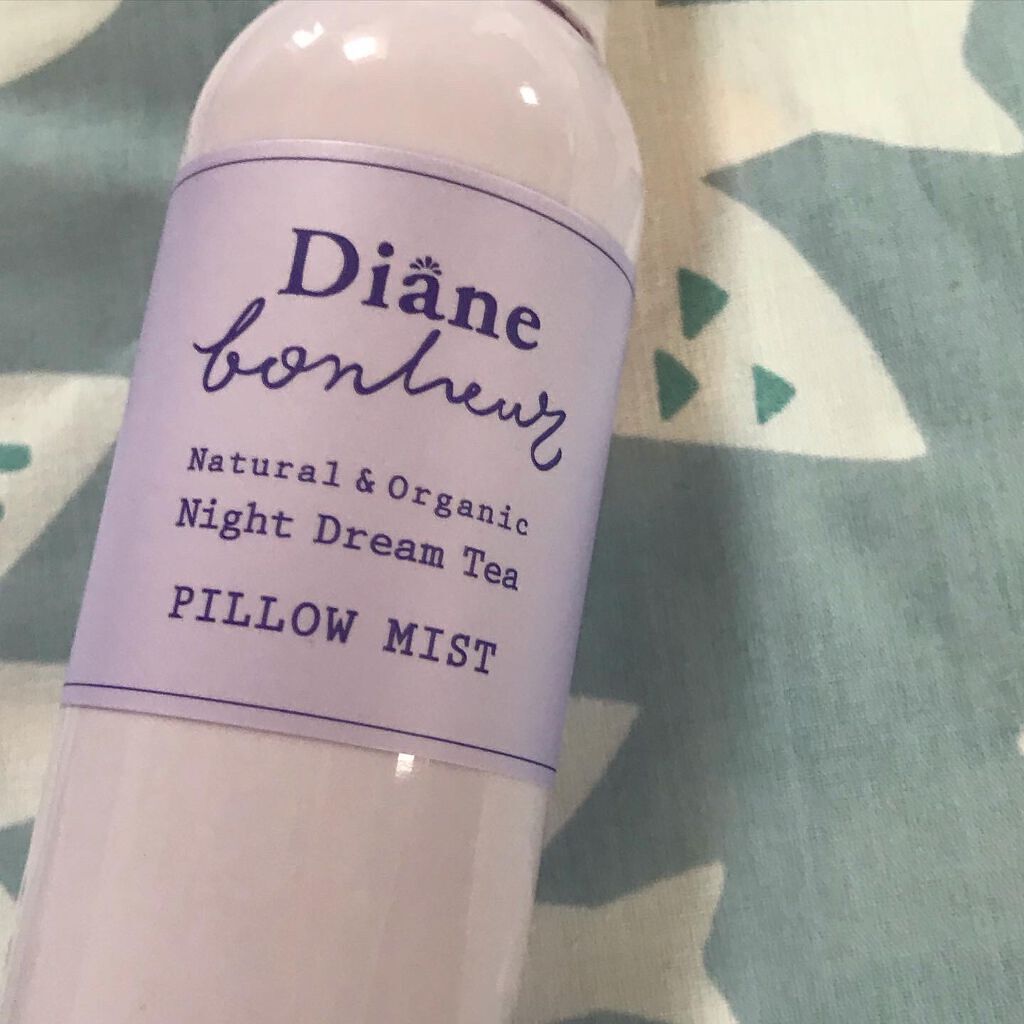 ダイアンボヌール おやすみピローミスト ナイトドリームティーの香り/ダイアン/ファブリックミストを使ったクチコミ(2枚目)