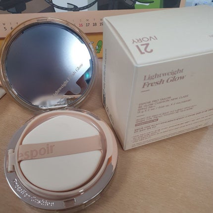 プロテーラービーグロウクッション ニュークラス/espoir/クッションファンデーションを使ったクチコミ(2枚目)