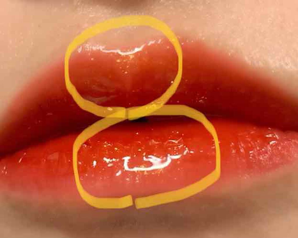 グラスティングウォーターティント/rom&nd/リップティントを使ったクチコミ(4枚目)