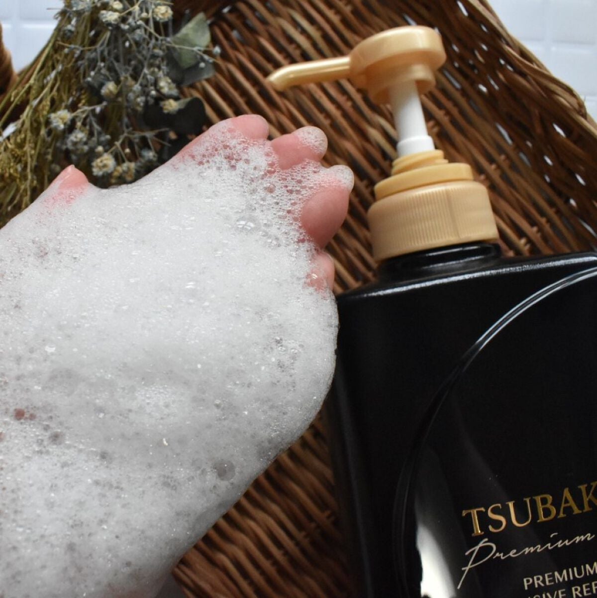 プレミアムEX インテンシブリペア <シャンプー>/コンディショナー<ヘアトリートメント> /TSUBAKI/市販シャンプーを使ったクチコミ(3枚目)