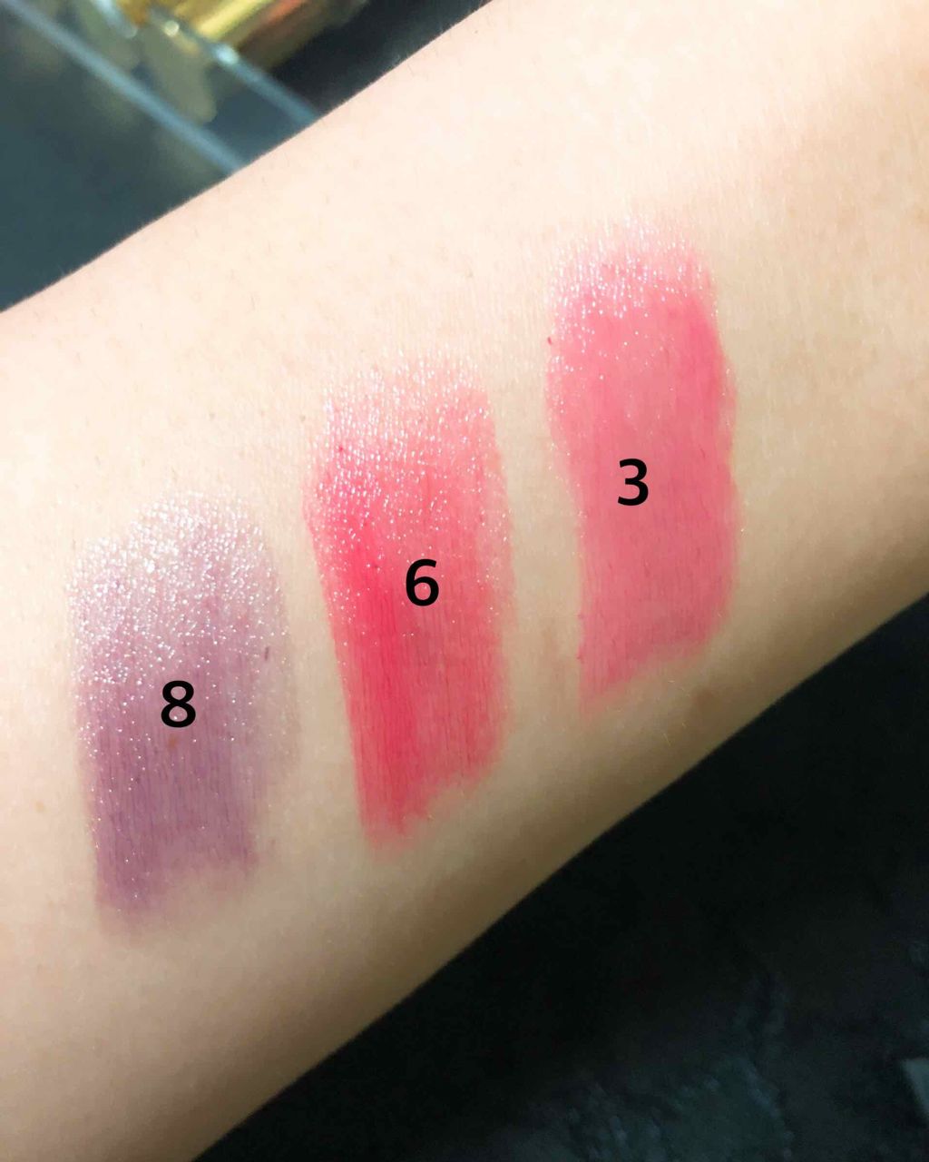 ヴォリュプテ プランプインカラー 8 (限定) ドラマティック プラム/YVES SAINT LAURENT BEAUTE/口紅を使ったクチコミ（2枚目）