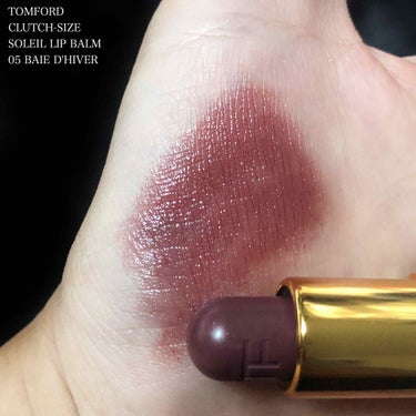 TOM FORD BEAUTY リップ バームのクチコミ「TOMFORD
リップバーム　3,700円　﻿
05A べ ディヴェール﻿
﻿
高級リップバー.....」（2枚目）