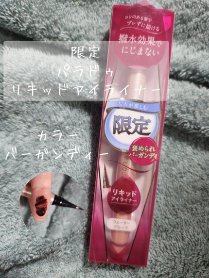 リキッドアイライナー ex/パラドゥ/リキッドアイライナーを使ったクチコミ(1枚目)