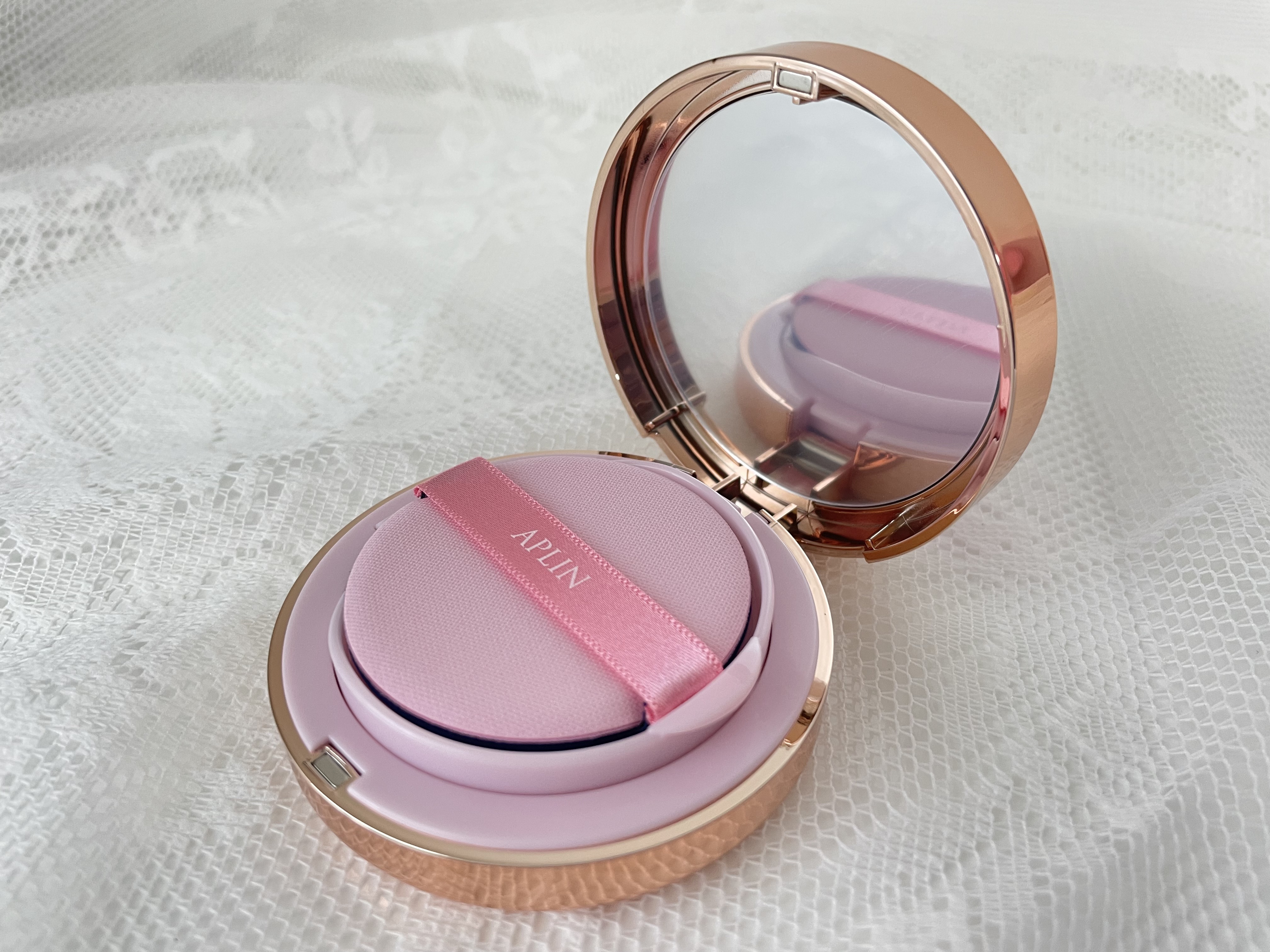 ピンクティーツリーカバークッション/APLIN/クッションファンデーションを使ったクチコミ（2枚目）