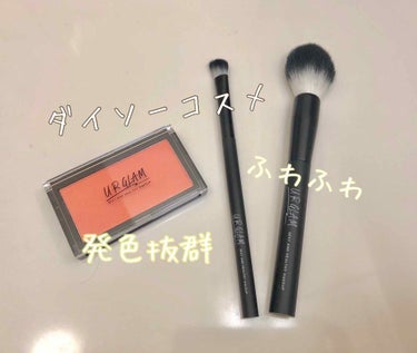 UR GLAM　FACE BRUSH/U R GLAM/メイクブラシを使ったクチコミ（1枚目）