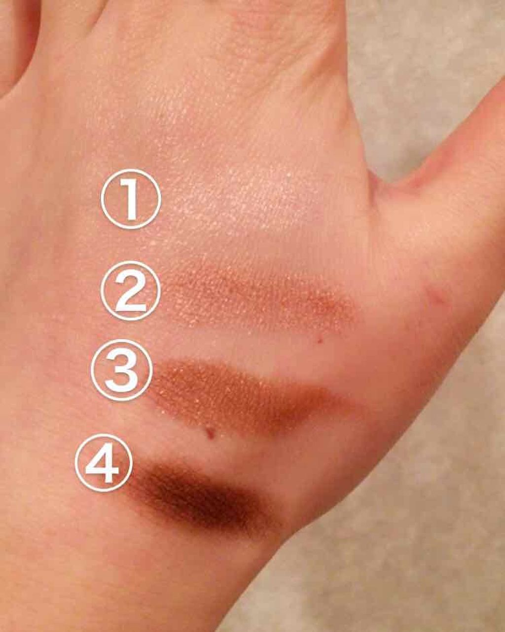 スキニーリッチシャドウ/excel/アイシャドウパレットを使ったクチコミ(3枚目)