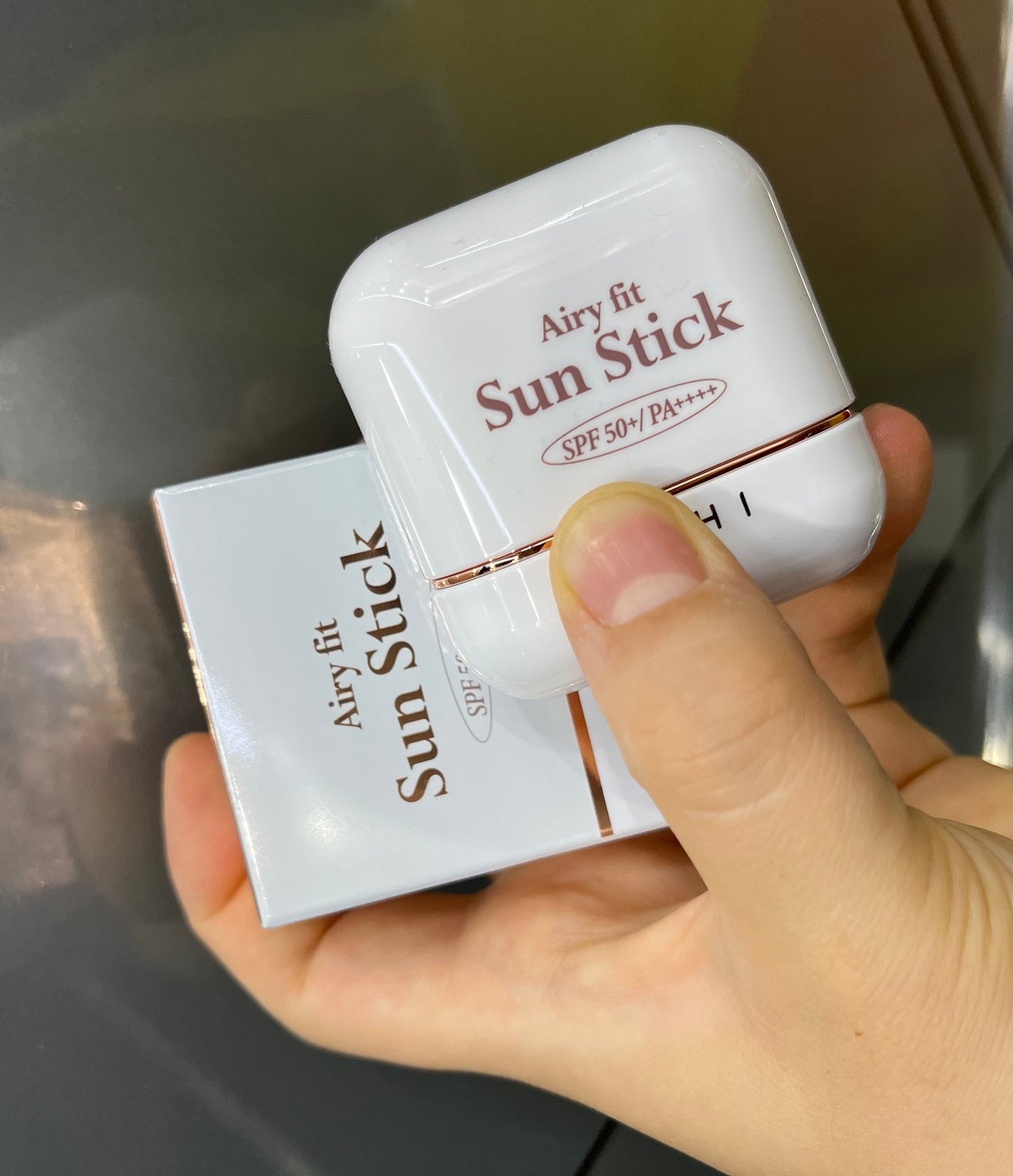 エアリーフィットサンスティック/KAHI/日焼け止めスティックを使ったクチコミ(1枚目)