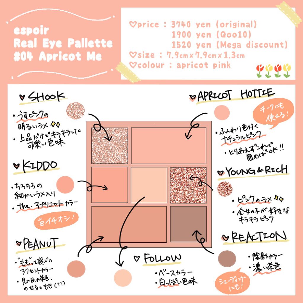 リアルアイパレット/espoir/マルチパレットを使ったクチコミ（2枚目）