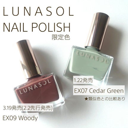 ルナソル ネイルポリッシュ EX09/LUNASOL/マニキュアを使ったクチコミ(1枚目)