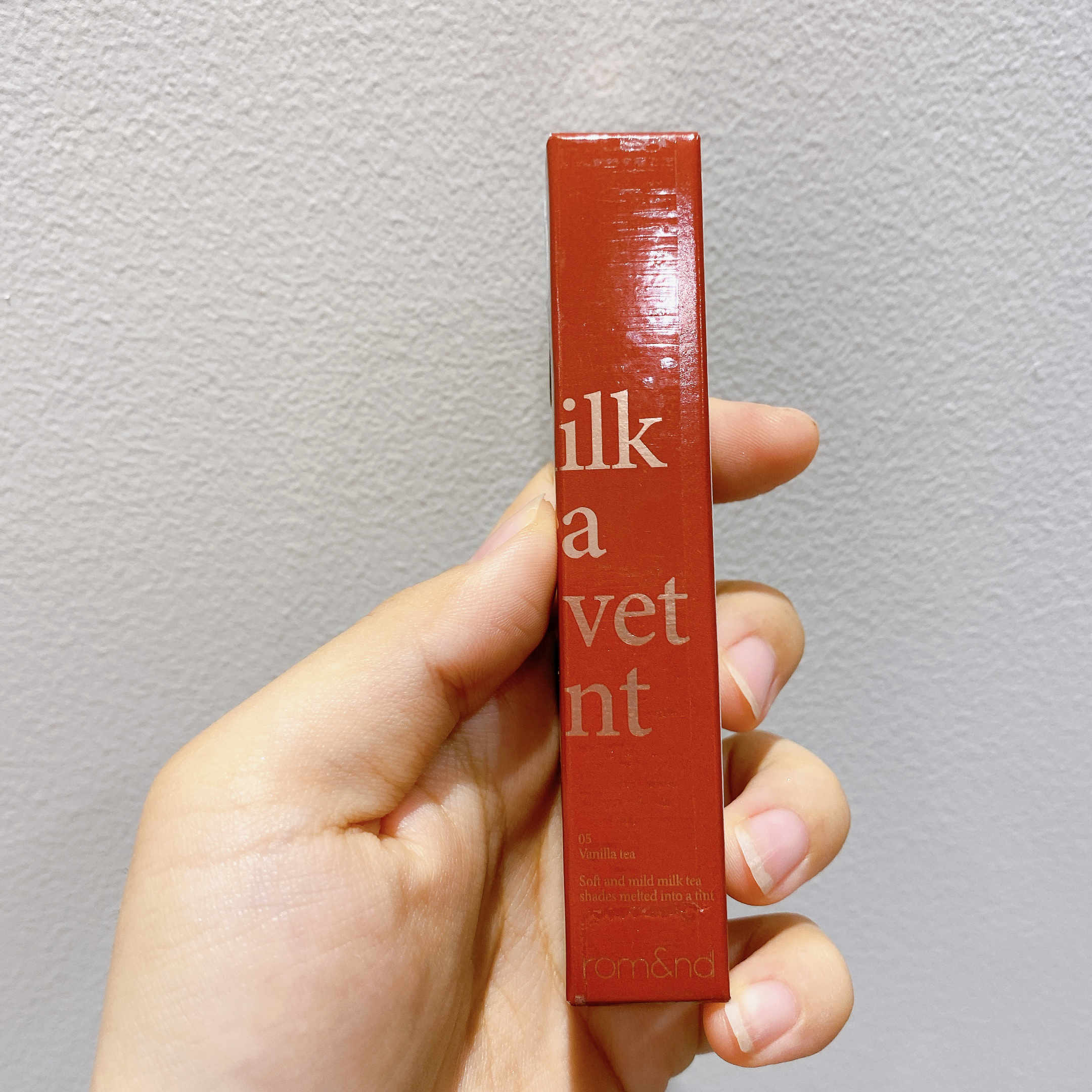 ミルクティーベルベットティント/rom&nd/リップティントを使ったクチコミ（3枚目）