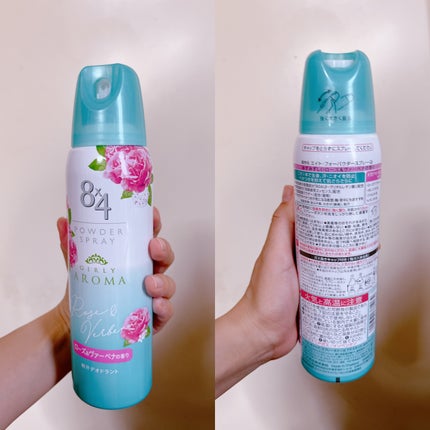パウダースプレー ローズ&ヴァーベナの香り/8x4/デオドラント・制汗剤を使ったクチコミ(1枚目)