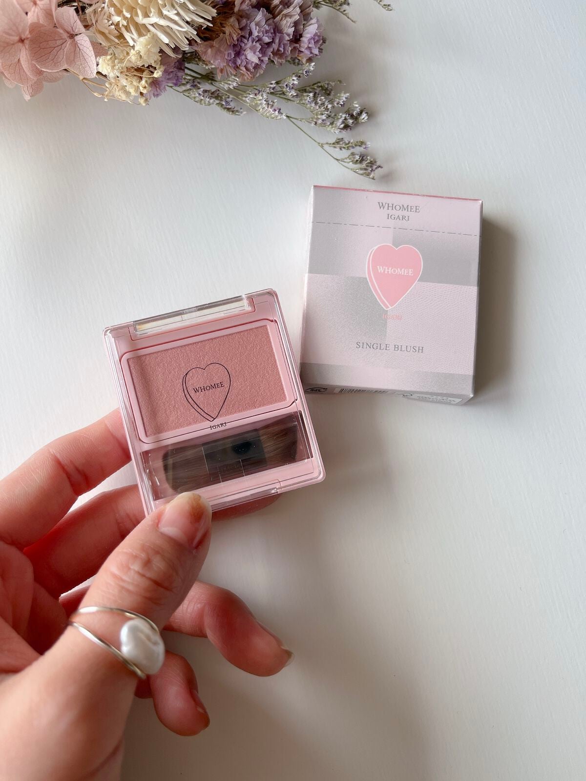 フーミー シングルブラッシュ/WHOMEE/パウダーチークを使ったクチコミ(1枚目)