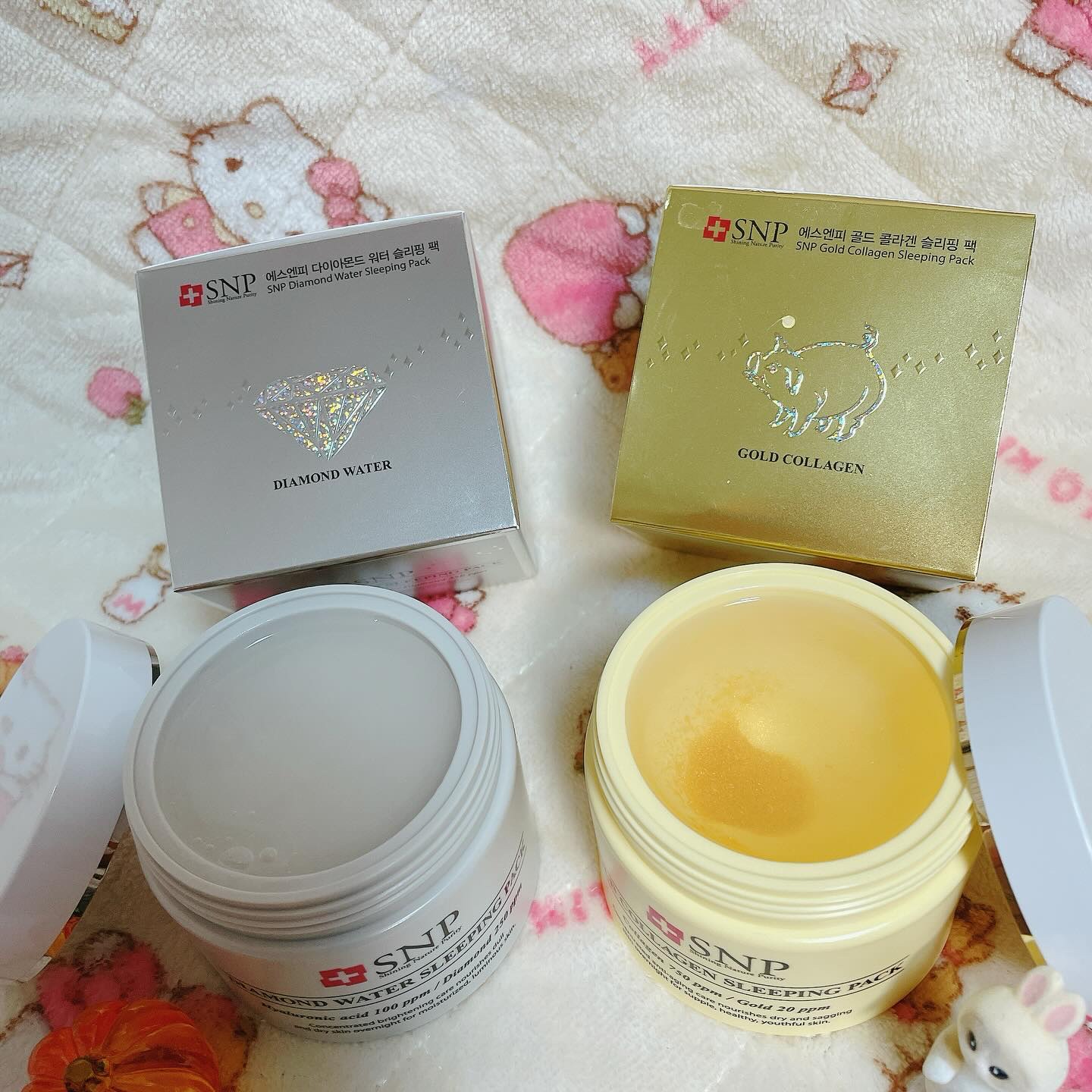SNP ゴールド コラーゲン スリーピング パック/SNP/シートマスク・パックを使ったクチコミ（2枚目）