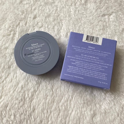 セカンドスキンメッシュマットクッション/hince/クッションファンデーションを使ったクチコミ(9枚目)