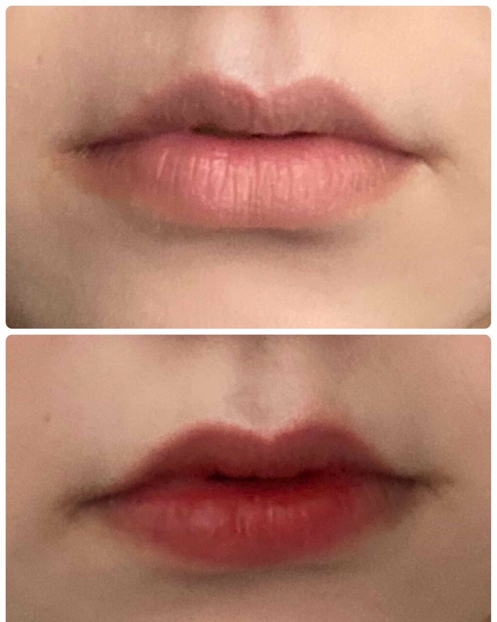 ジューシーラスティングティント/rom&nd/リップティントを使ったクチコミ（3枚目）