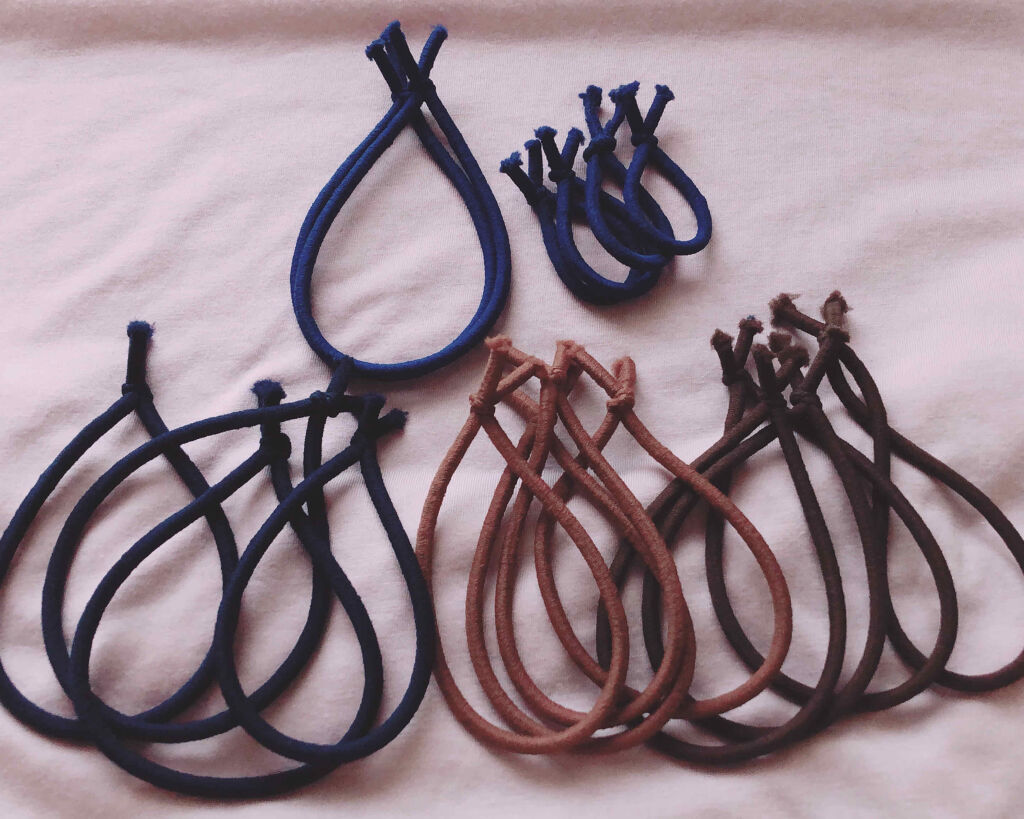 ロングゴム/DAISO/ヘアアクセサリーを使ったクチコミ（2枚目）