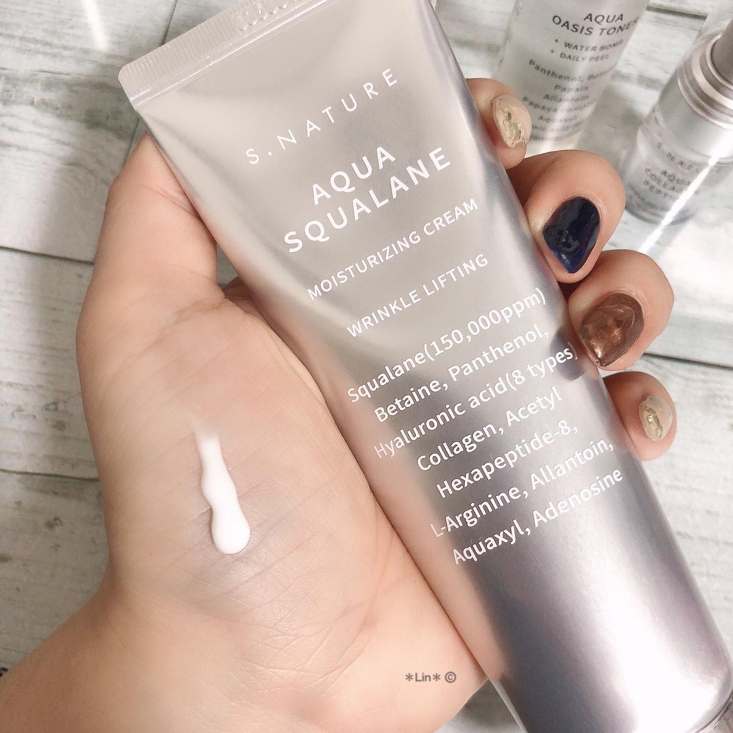 アクアスクワランモイスチャークリーム/S.NATURE/フェイスクリームを使ったクチコミ（2枚目）