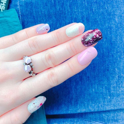 ITGグリッターネイル/DAISO/マニキュアを使ったクチコミ(1枚目)