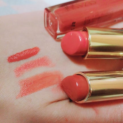 ラスティンググロスリップ/CEZANNE/口紅を使ったクチコミ(2枚目)