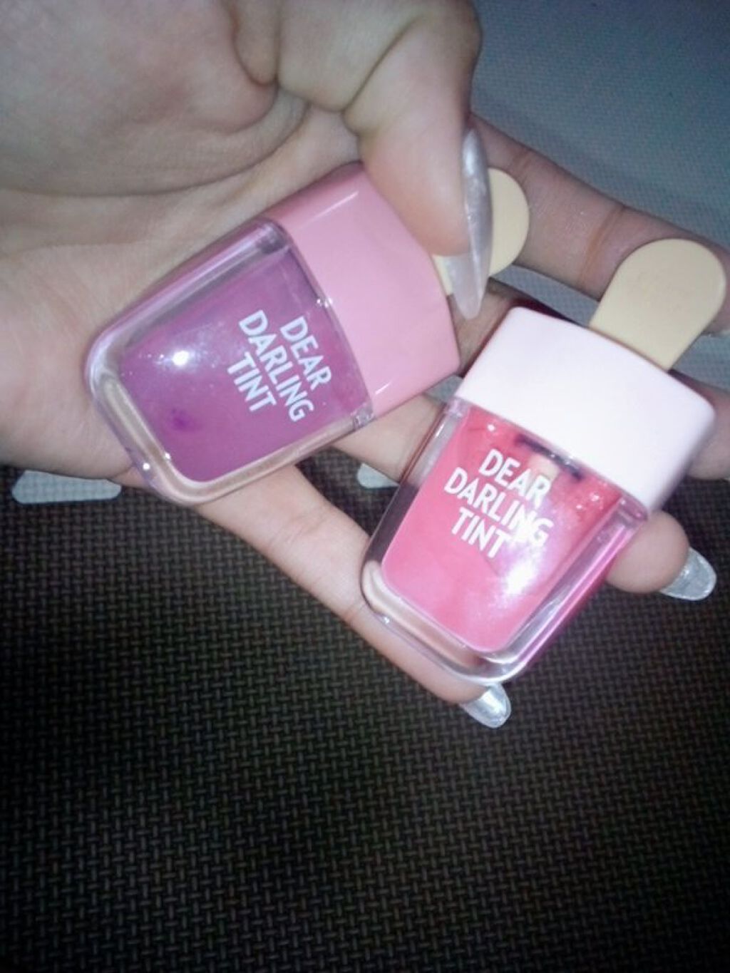 ディアダーリン ウォータージェルティント （アイスティント）/ETUDE/口紅を使ったクチコミ（1枚目）