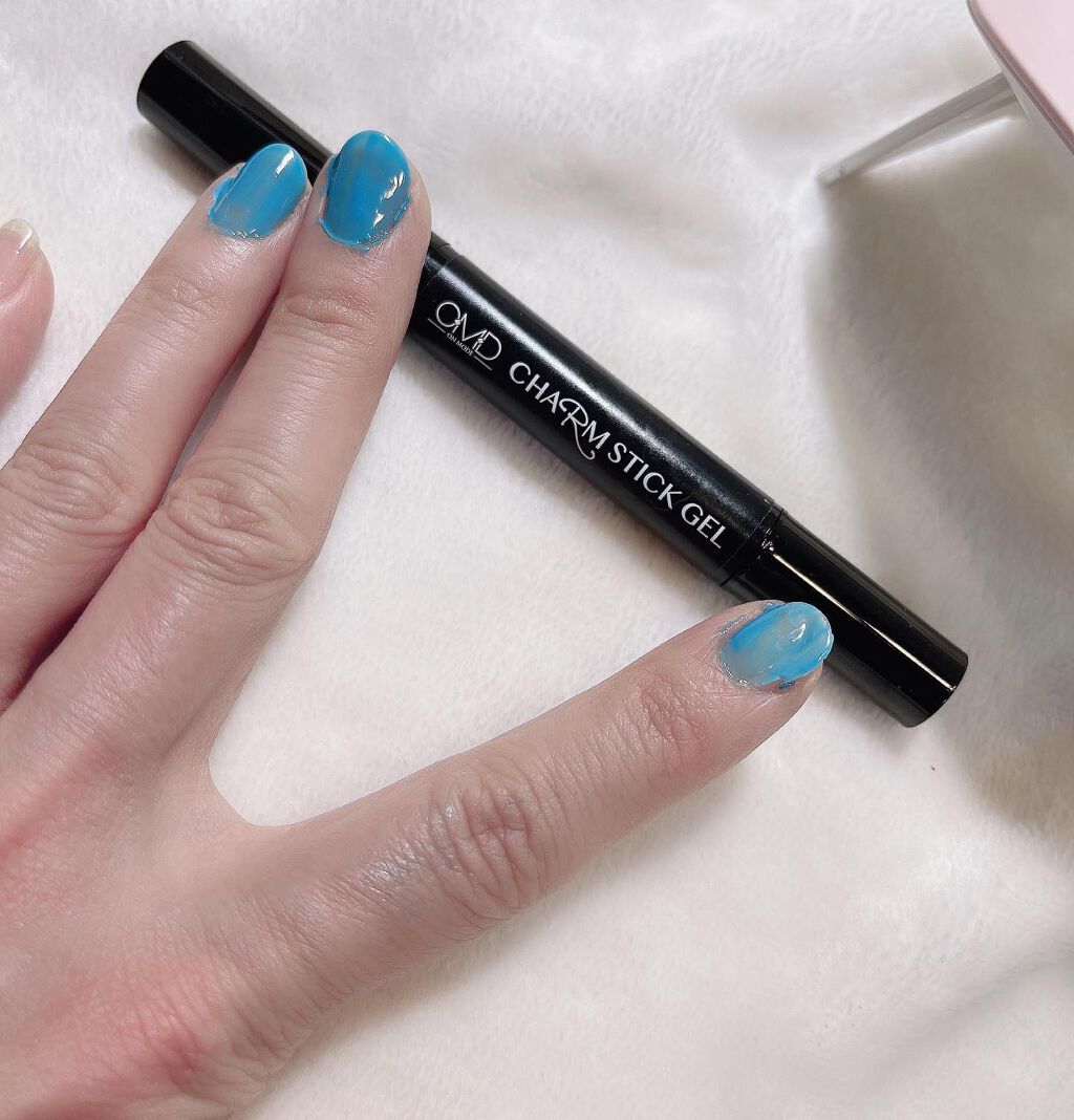 チャームスティックジェル #12 ホワイト/OMD/オールインワンネイルを使ったクチコミ（3枚目）