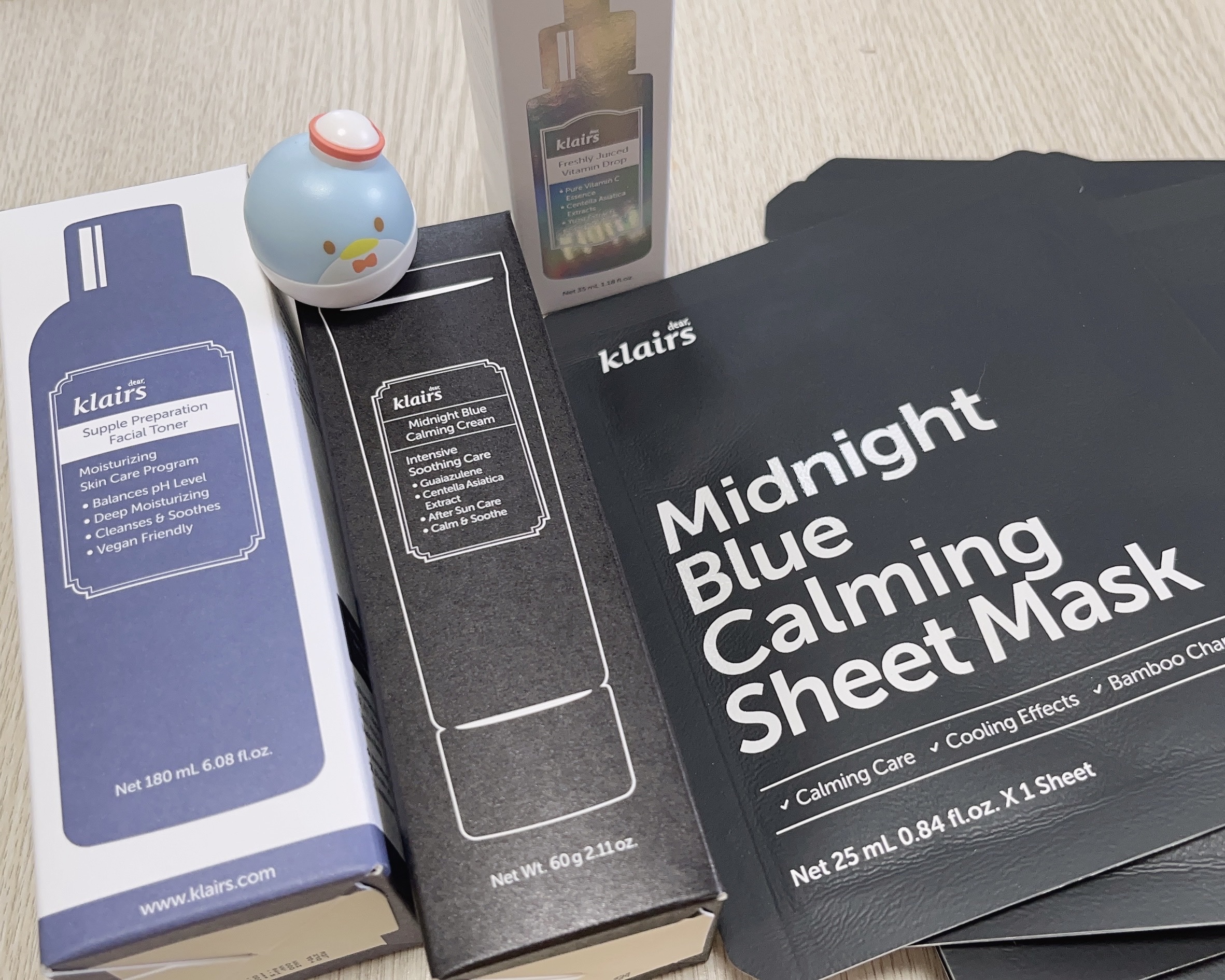 ミッドナイトブルーカーミングクリーム/Klairs/フェイスクリームを使ったクチコミ（2枚目）