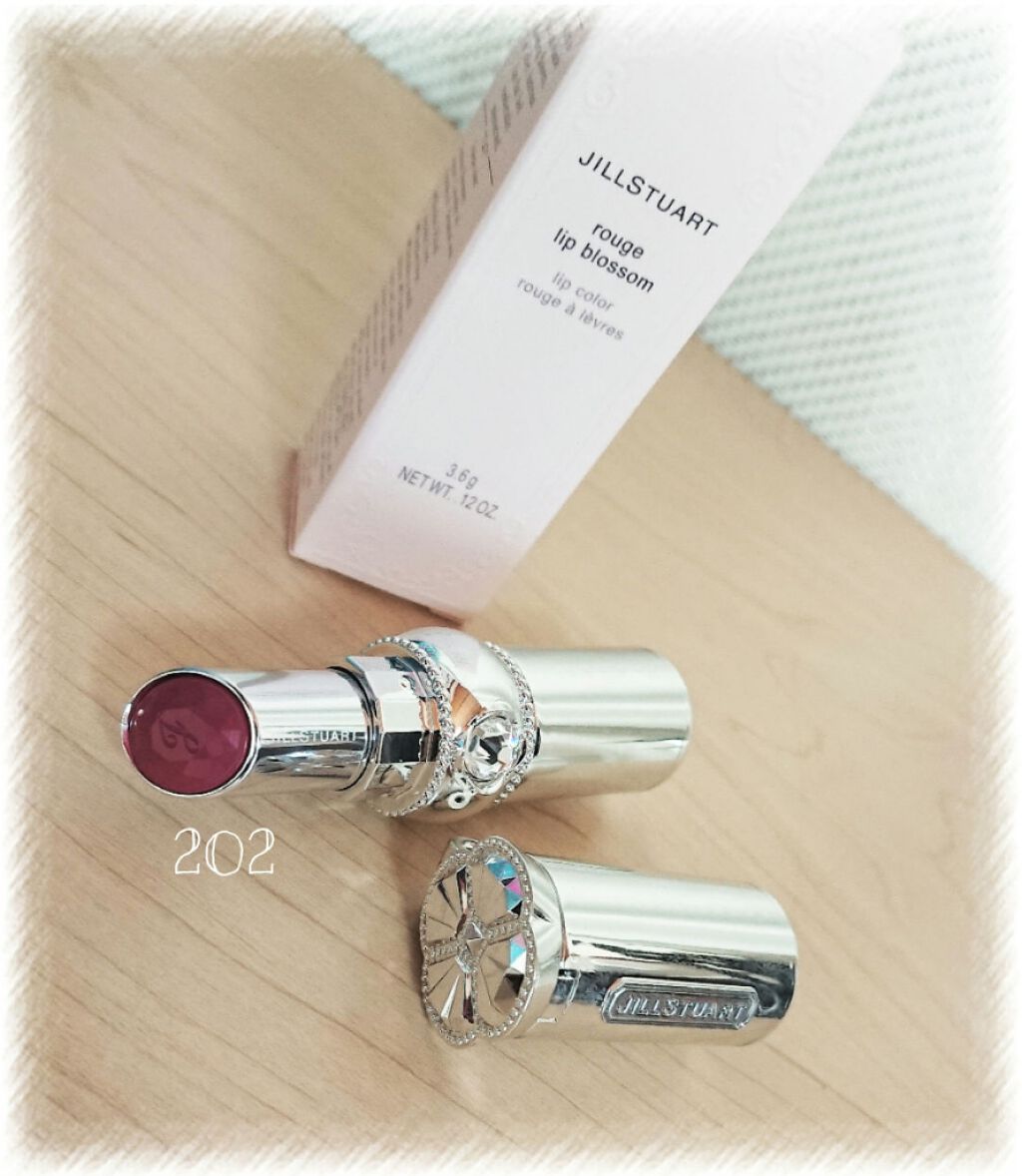 ジルスチュアート ルージュ リップブロッサム/JILL STUART/口紅を使ったクチコミ（1枚目）