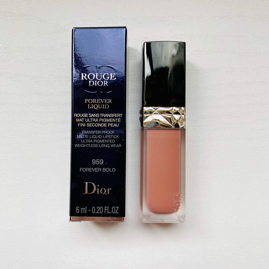 ルージュ ディオール フォーエヴァー リキッド/Dior/口紅を使ったクチコミ（1枚目）