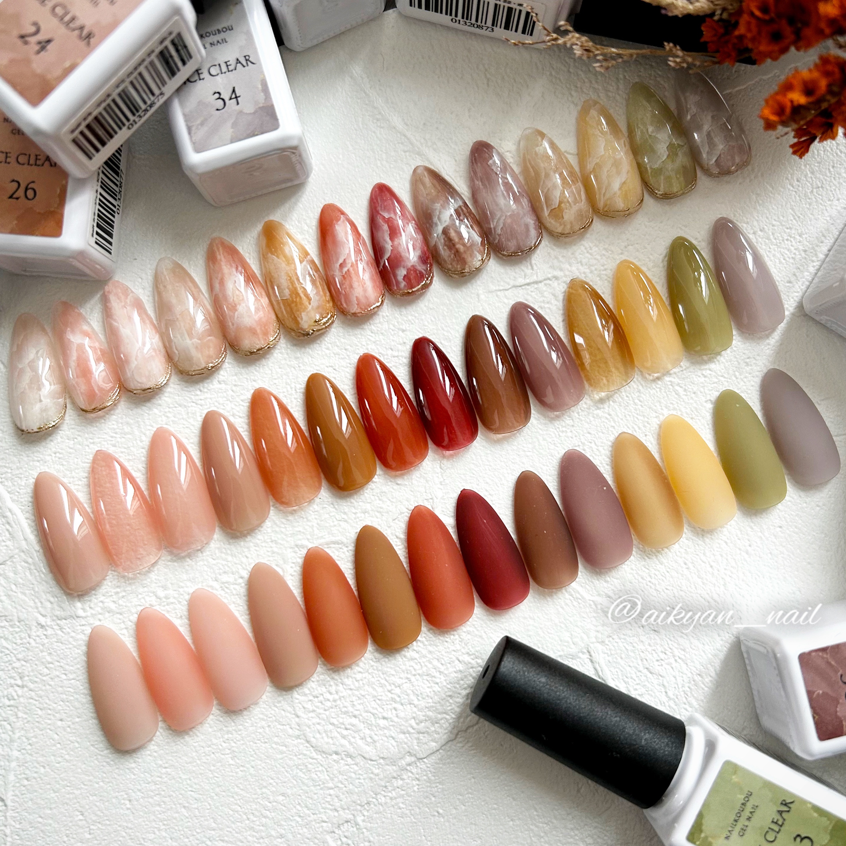 ニュアンスネイルのネイルデザイン】セルフカラージェル｜ネイル工房の