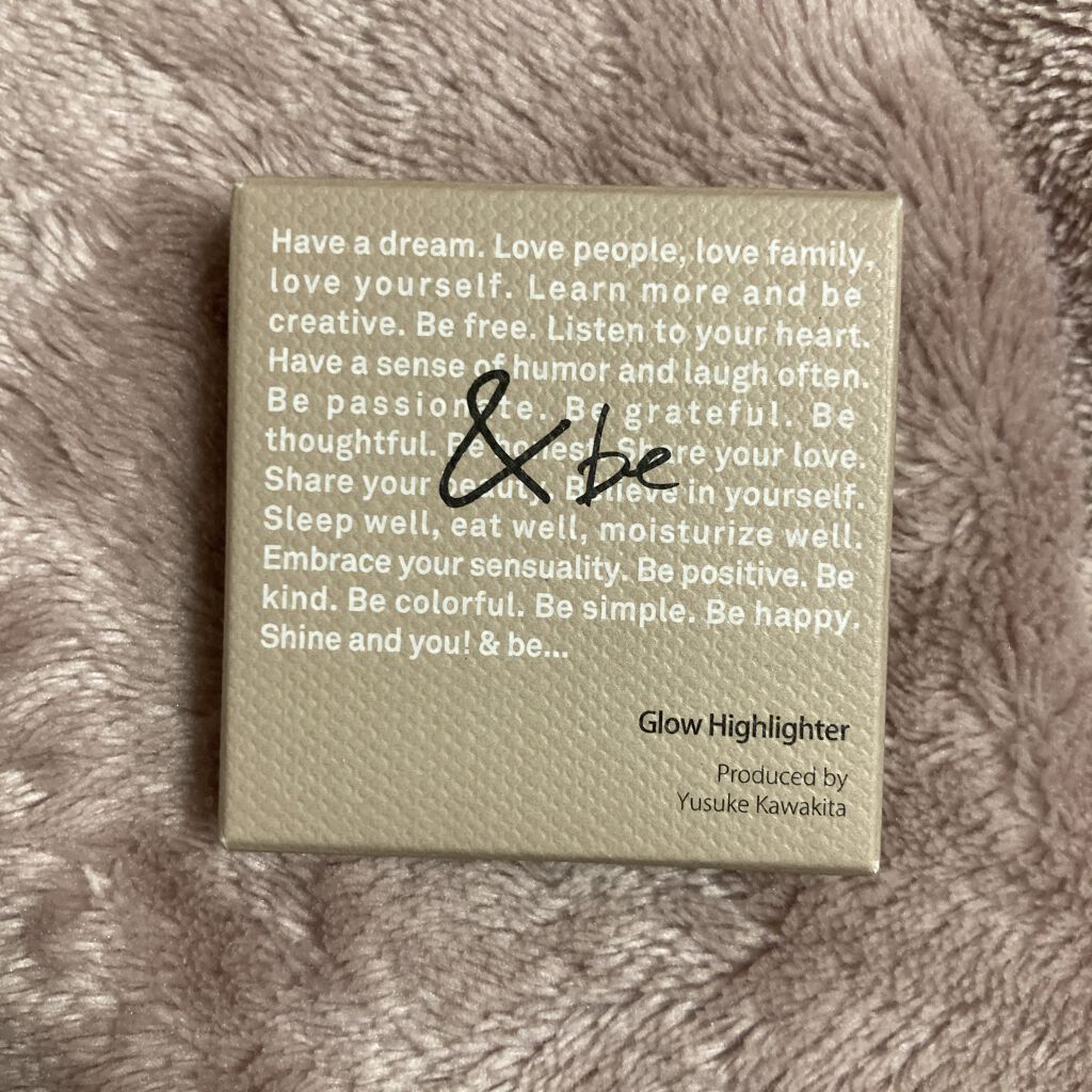 &be グロウハイライター/＆be/クリームハイライトを使ったクチコミ（3枚目）