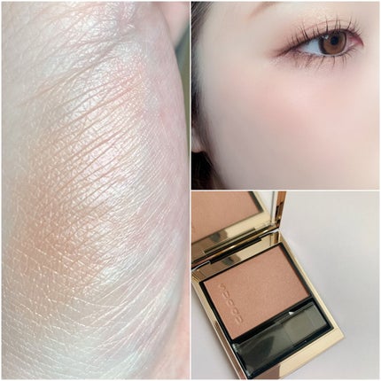 メルティング パウダー ブラッシュ/SUQQU/パウダーチークを使ったクチコミ(4枚目)